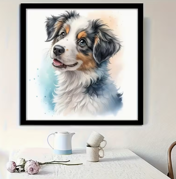 Diamond Painting Border Collie